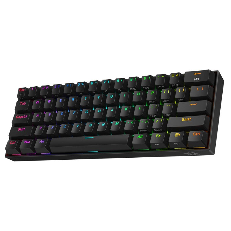 Redragon Draconic K530 PRO 60% Compact Wireless RGB Mechanical Gaming Keyboard (Red Switch) - Black Redragon Draconic K530 PRO 60% Compact Wireless RGB Mechanical Gaming Keyboard (Red Switch) - Black
